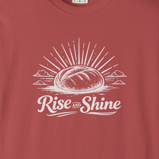 Rise & Shine Bakery T-Shirt — Sunrise Loaf Graphic Comfort Colors