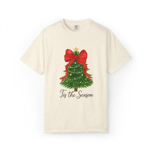 Tis The Season Christmas Tree T-Shirt - Comfort Colors -