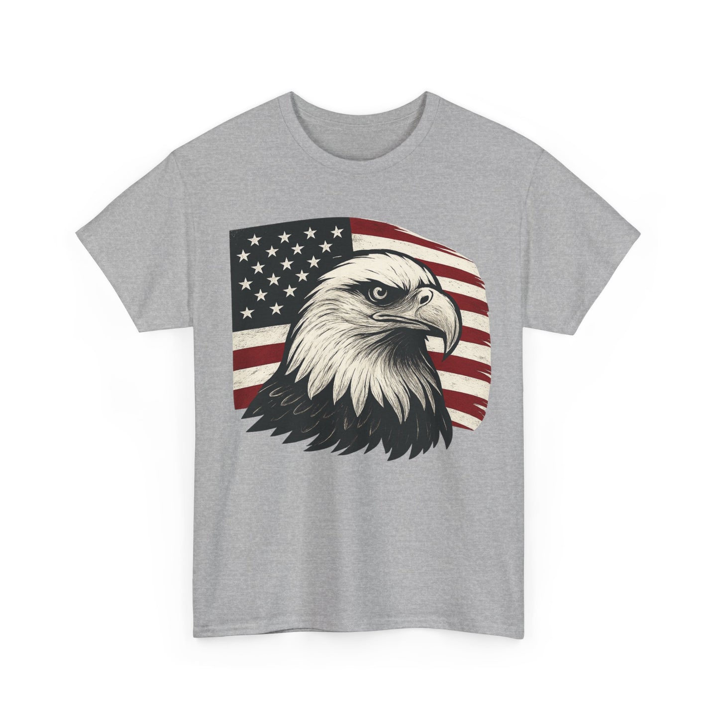 American Flag Bald Eagle T‑Shirt