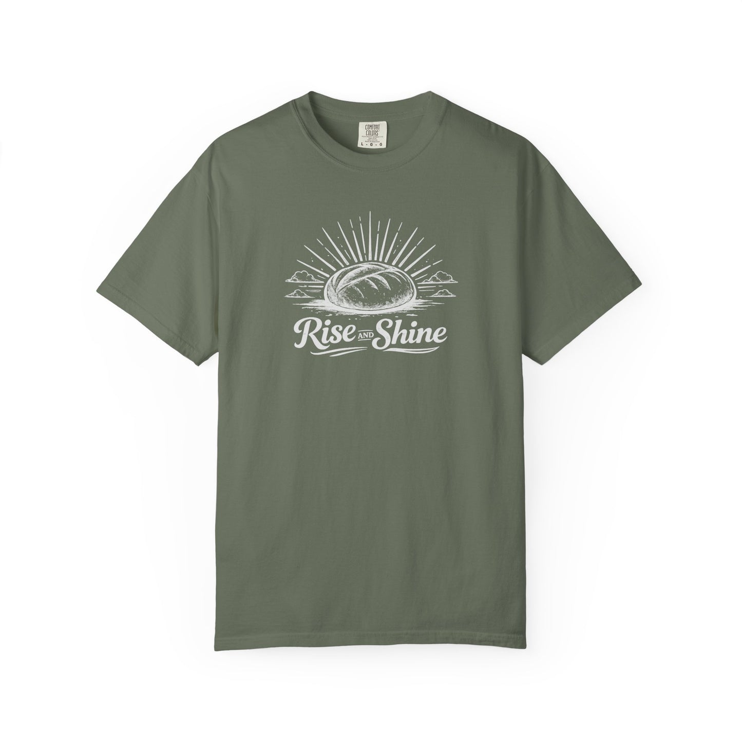 Rise & Shine Bakery T-Shirt — Sunrise Loaf Graphic Comfort Colors