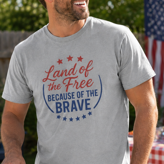 Land of the Free Because of the Brave T-Shirt