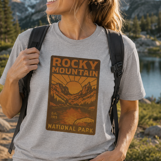 Rocky Mountain National Park T-Shirt - Adventure Graphic Tee