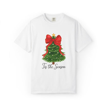 Tis The Season Christmas Tree T-Shirt - Comfort Colors -