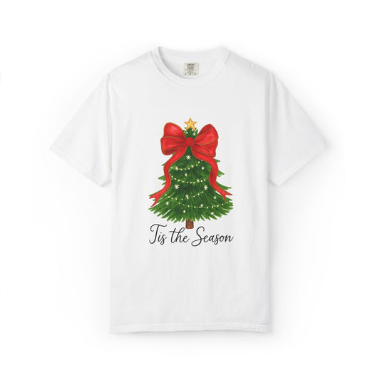Tis The Season Christmas Tree T-Shirt - Comfort Colors -