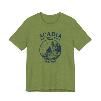 Acadia National Park T-Shirt — Vintage Lighthouse Est. 1919 Tee