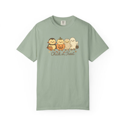 Chick or Treat Comfort Colors Halloween Graphic T-Shirt