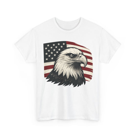 American Flag Bald Eagle T‑Shirt