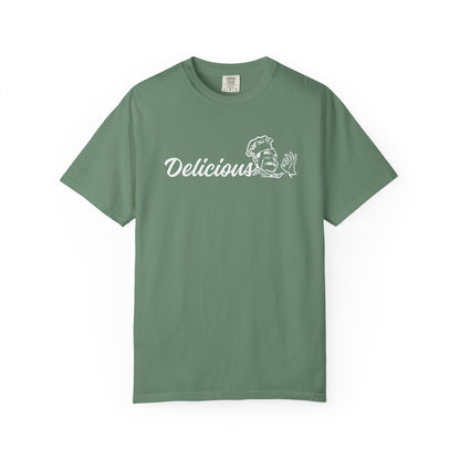 Delicious! Retro Pizza Chef Graphic T-Shirt — Vintage Foodie Tee
