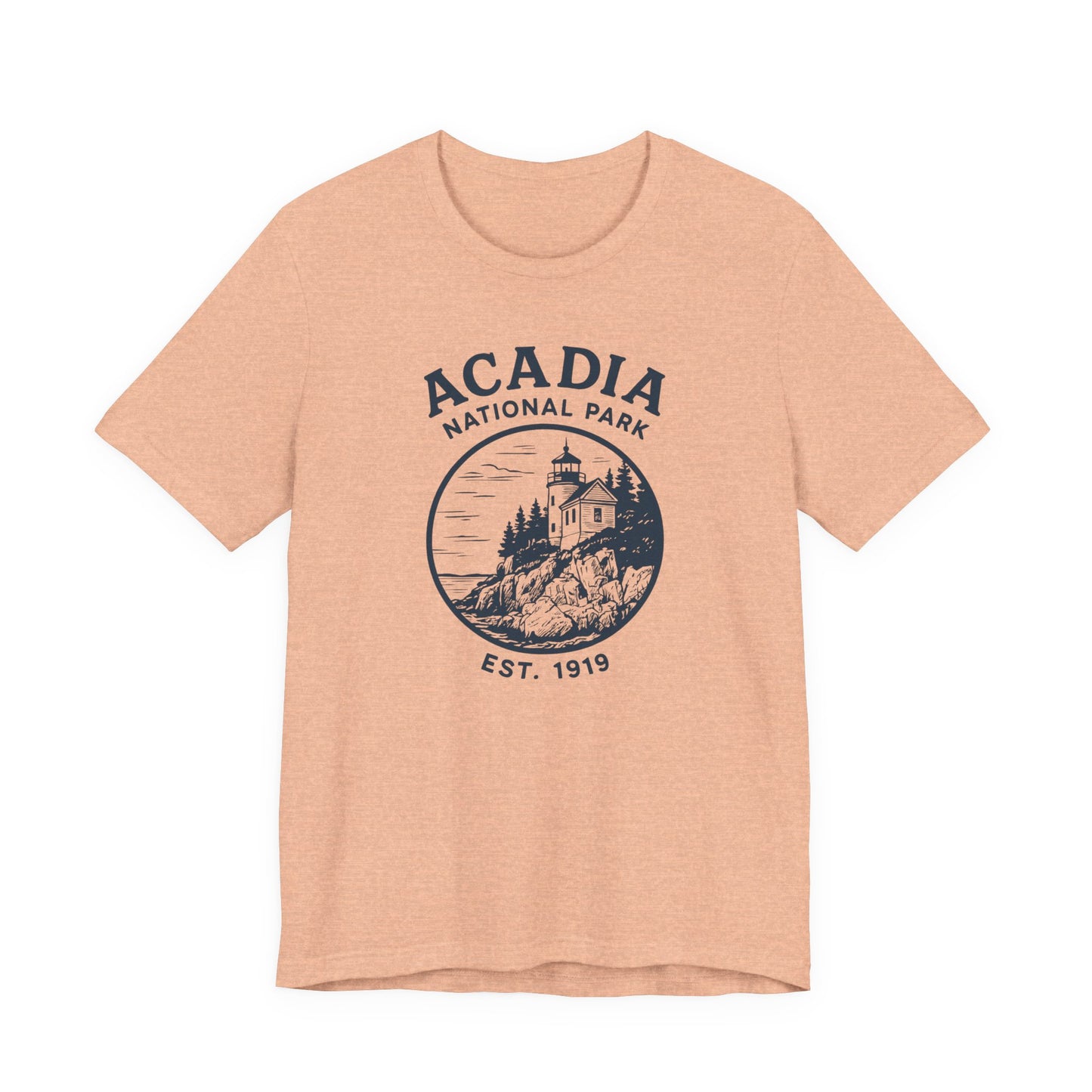 Acadia National Park T-Shirt — Vintage Lighthouse Est. 1919 Tee