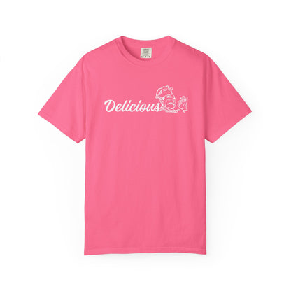 Delicious! Retro Pizza Chef Graphic T-Shirt — Vintage Foodie Tee