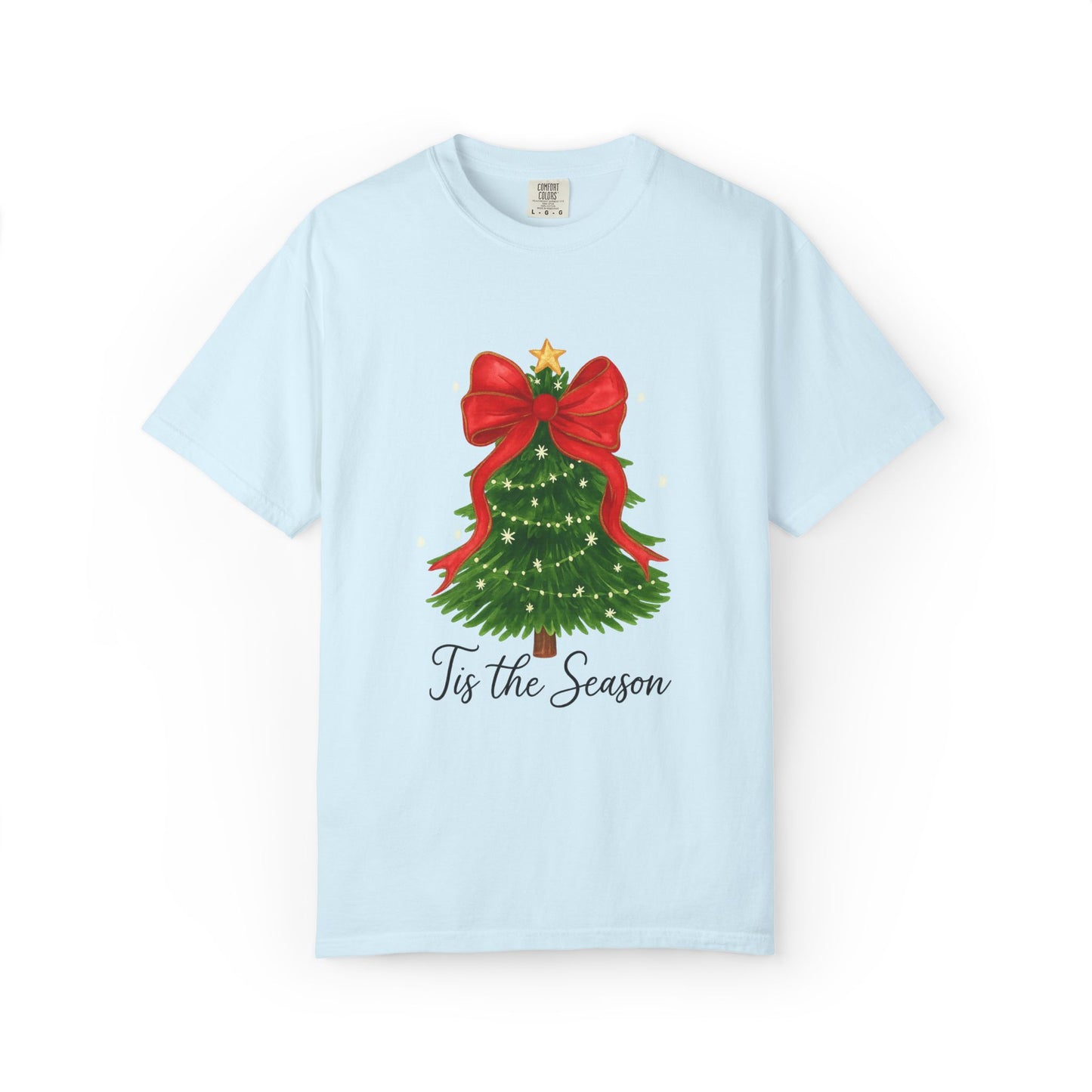 Tis The Season Christmas Tree T-Shirt - Comfort Colors -