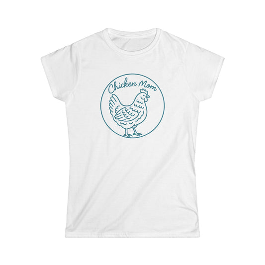 Chicken Mom T-Shirt — Women's Vintage Farmhouse Tee