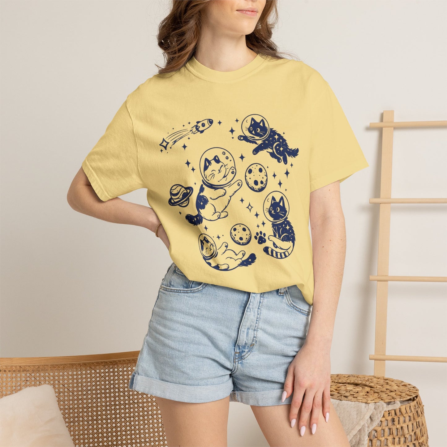 Cats In Space Shirt | Astronaut Cat Graphic Tee