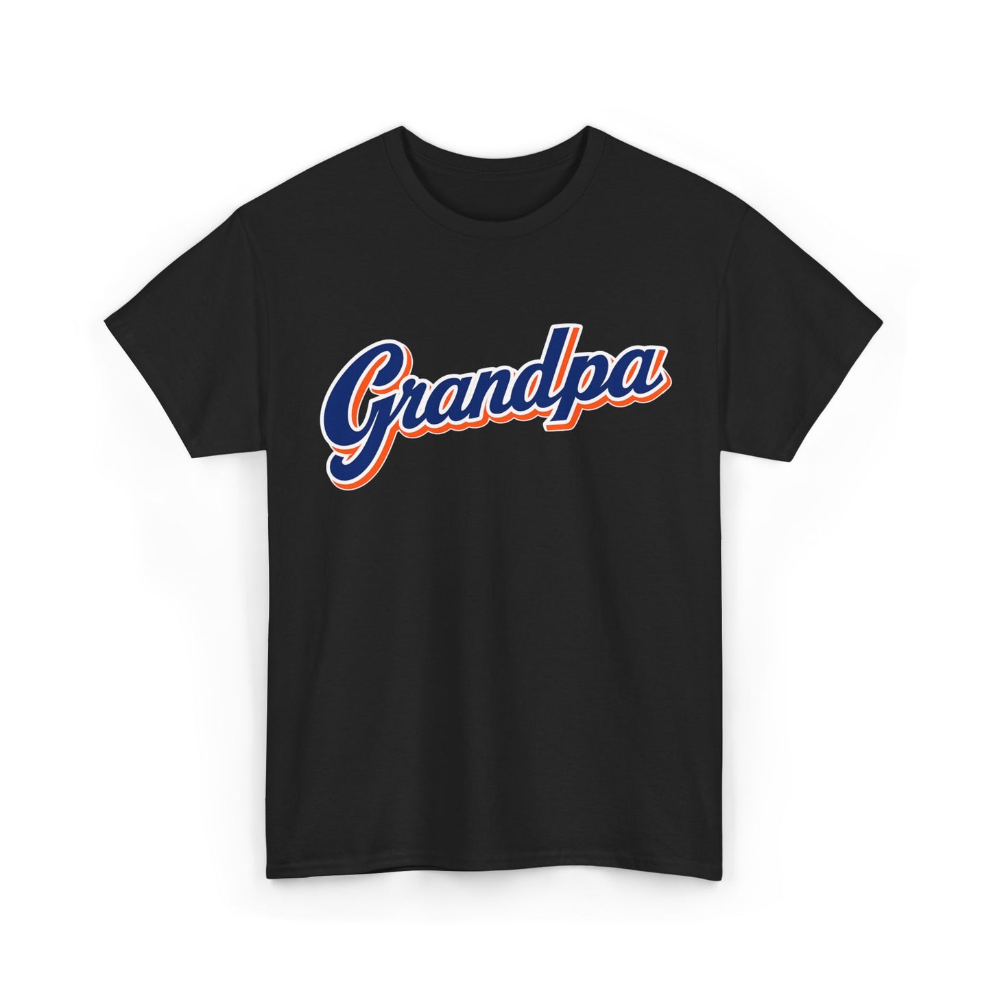 NY Mets Grandpa script logo Tee | New York Retro Grandpa baseball T-Shirt
