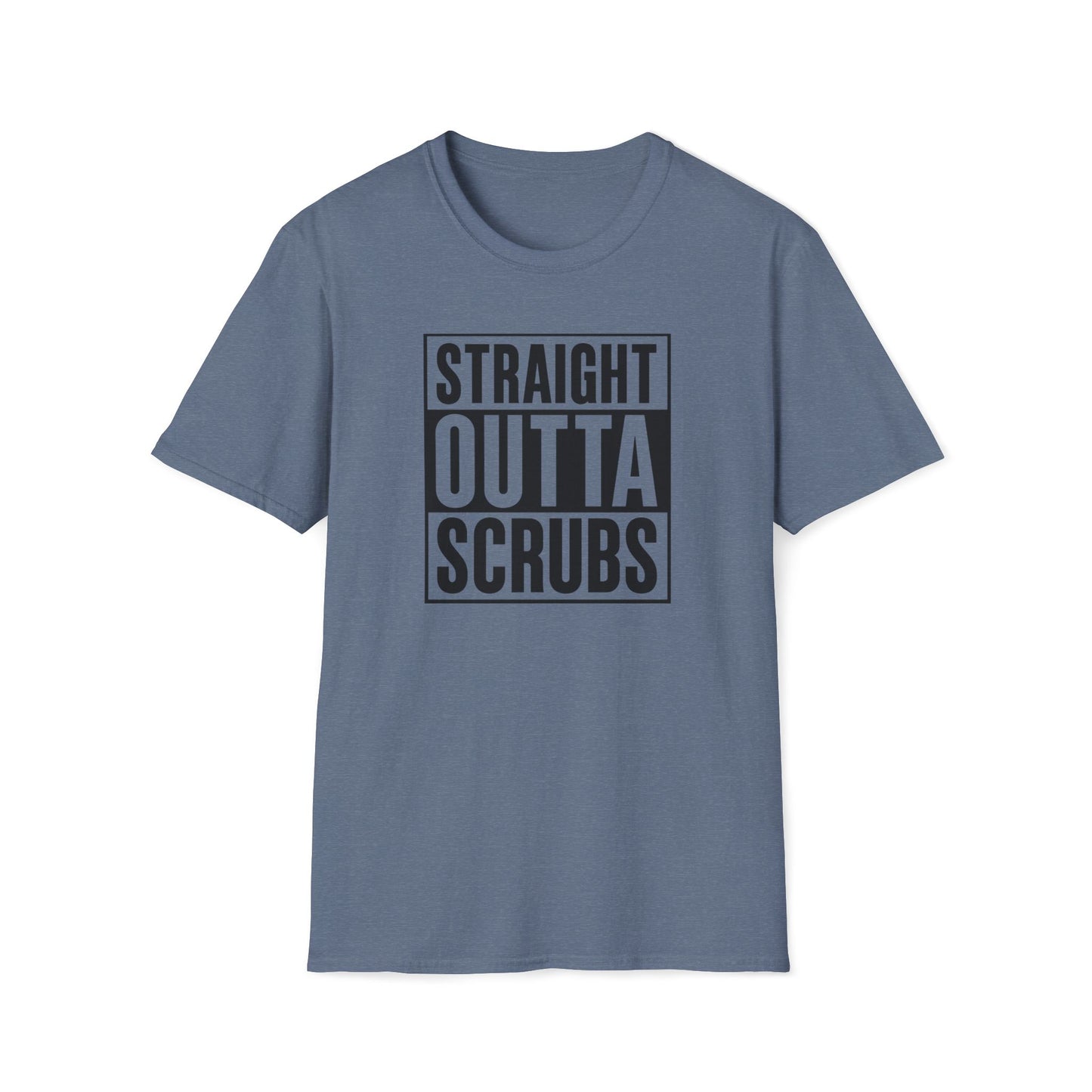 Straight Outta Scrubs T-Shirt - Funny Medical Nurse Doctor Gift