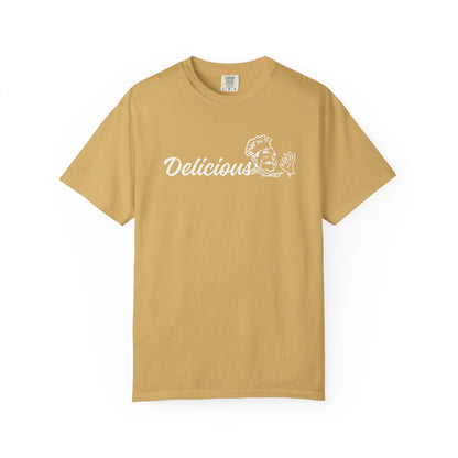 Delicious! Retro Pizza Chef Graphic T-Shirt — Vintage Foodie Tee