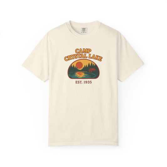 Camp Crystal Lake T-Shirt — Horror Movie Nostalgia Tee