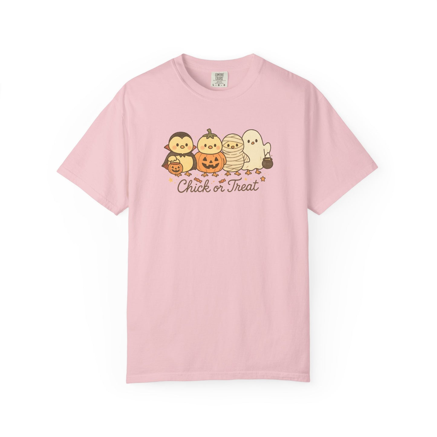 Chick or Treat Comfort Colors Halloween Graphic T-Shirt
