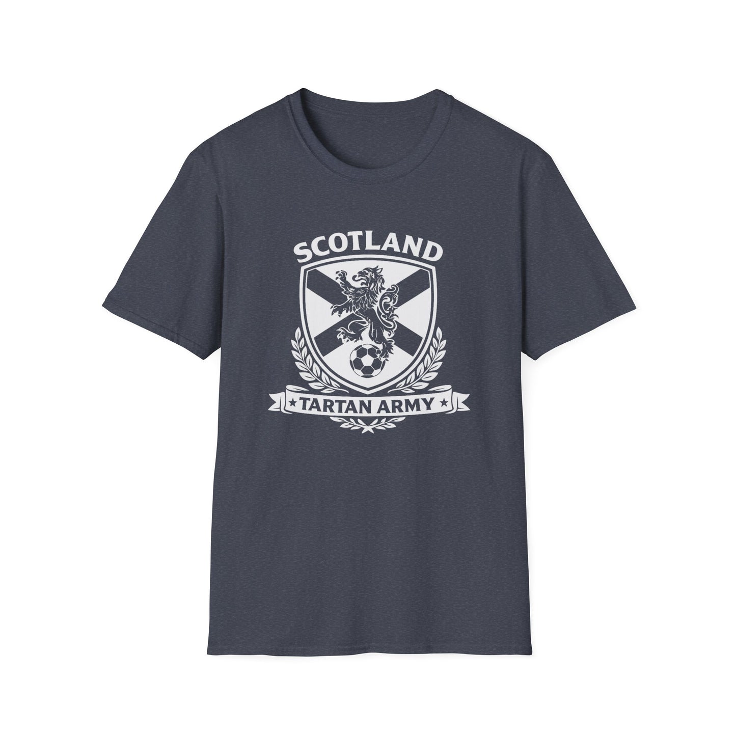 Scotland Tartan Army Lion Crest T-Shirt | Scottish Football Soccer Tee