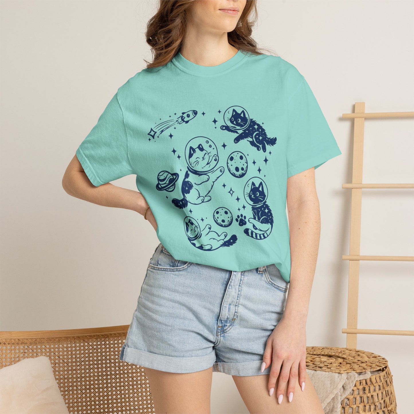 Cats In Space Shirt | Astronaut Cat Graphic Tee