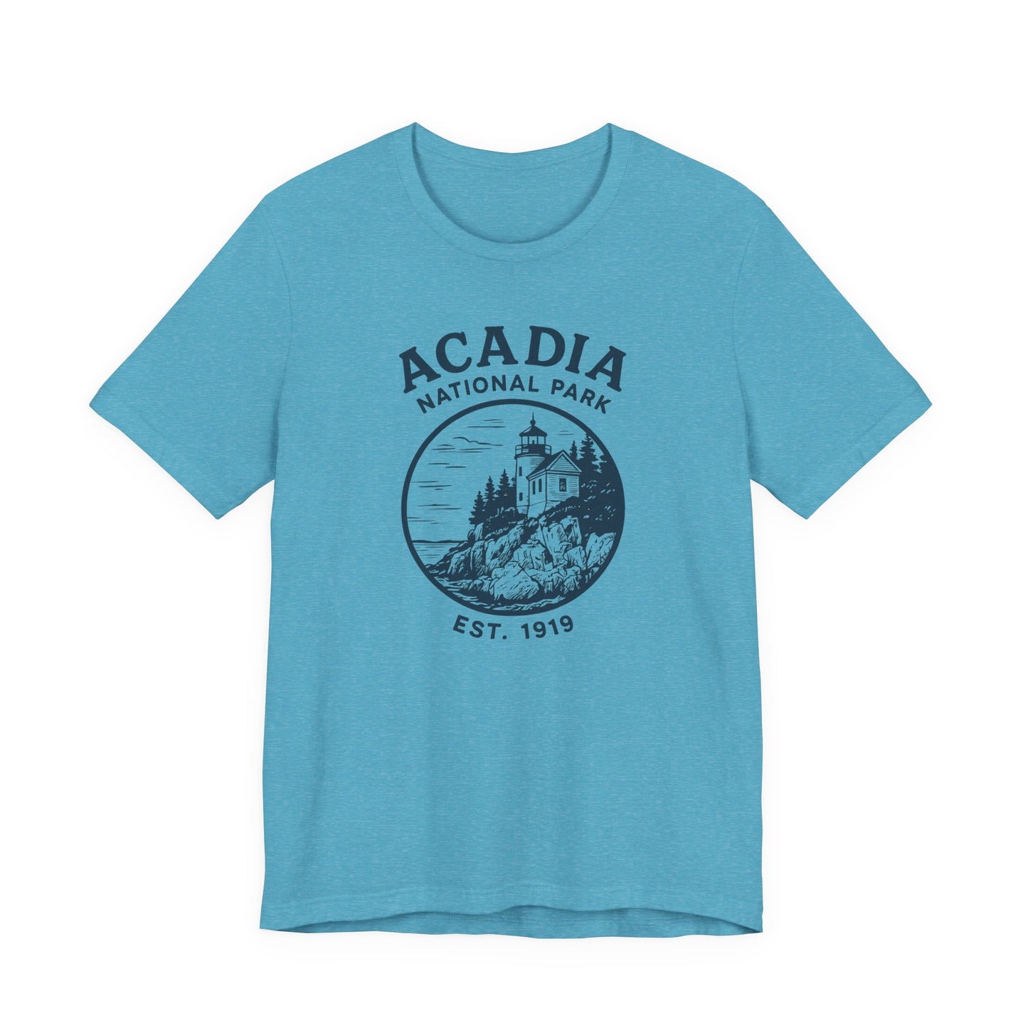 Acadia National Park T-Shirt — Vintage Lighthouse Est. 1919 Tee