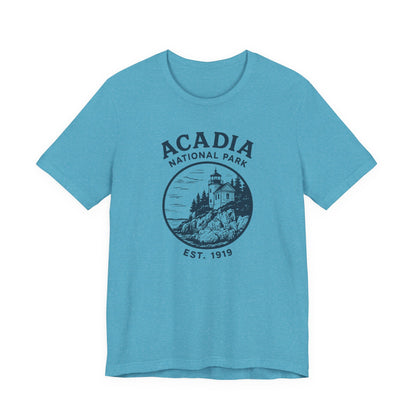 Acadia National Park T-Shirt — Vintage Lighthouse Est. 1919 Tee