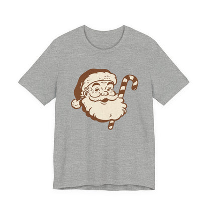 Vintage Santa T-Shirt, Retro Christmas Shirt, Classic Holiday Tee