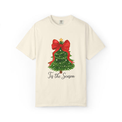 Tis The Season Christmas Tree T-Shirt - Comfort Colors -