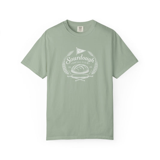 Sourdough Social Club T-shirt | Bread Baking Club Tee | Comfort Colors Cotton Shirt