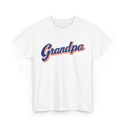 NY Mets Grandpa script logo Tee | New York Retro Grandpa baseball T-Shirt