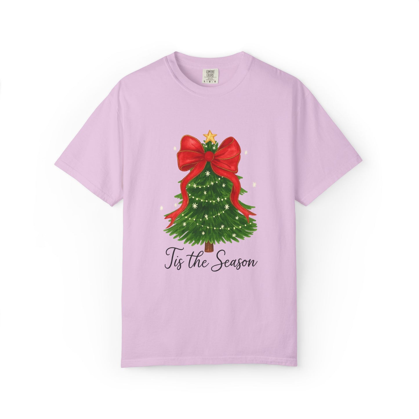 Tis The Season Christmas Tree T-Shirt - Comfort Colors -