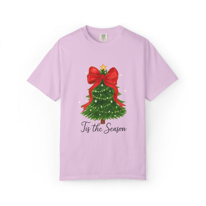 Tis The Season Christmas Tree T-Shirt - Comfort Colors -