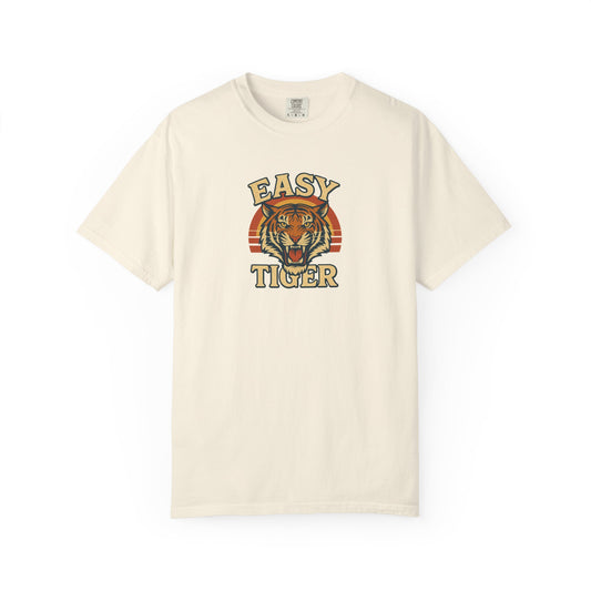 Retro Easy Tiger Shirt -  Comfort Colors Vintage Graphic T-Shirt