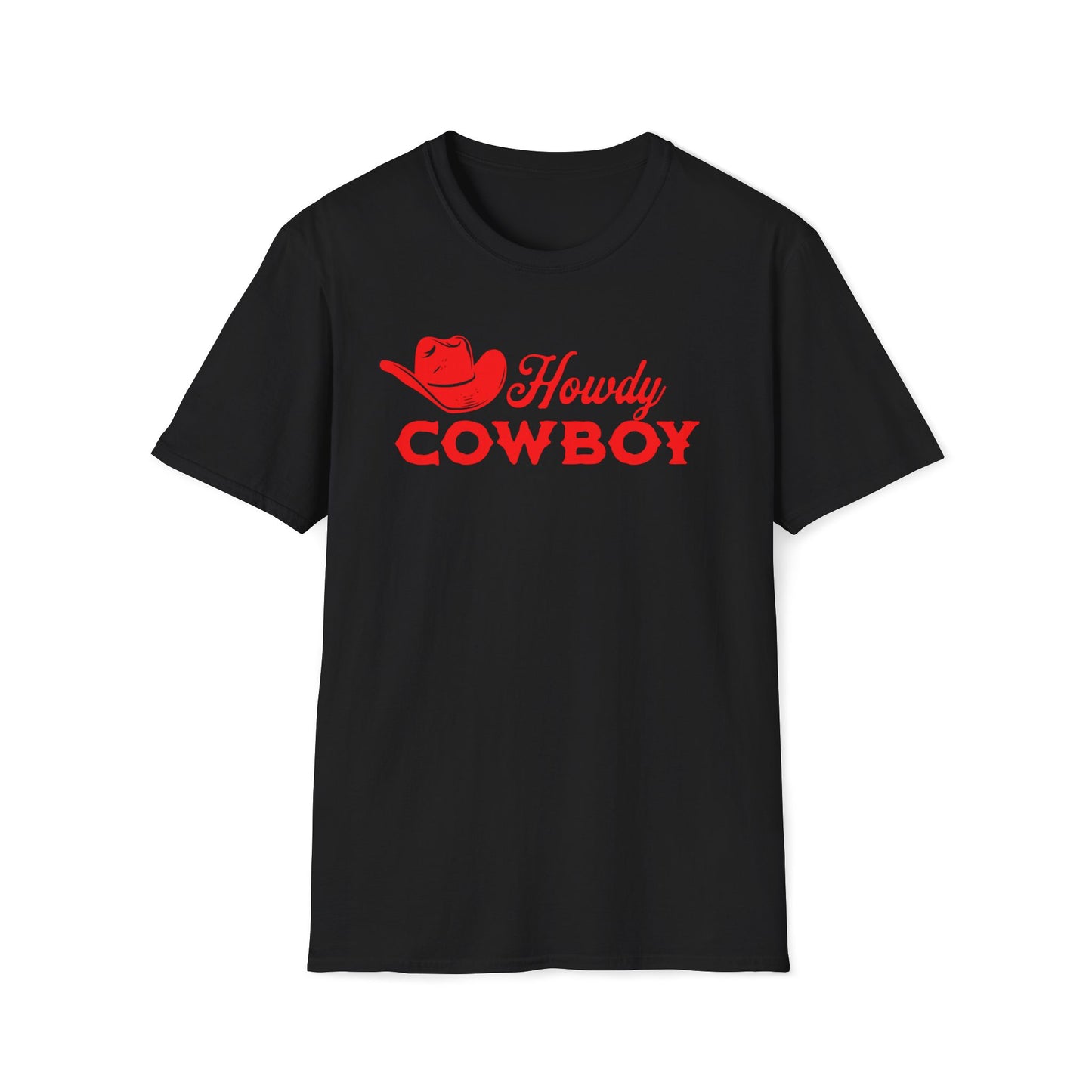 Howdy Cowboy T-Shirt — Retro Western Hat Graphic Tee