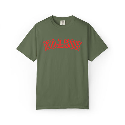 Upside Down Boston Shirt - Baseball shirt Unisex Tee