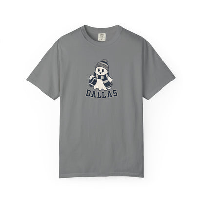 dallas ghost with scarf and football