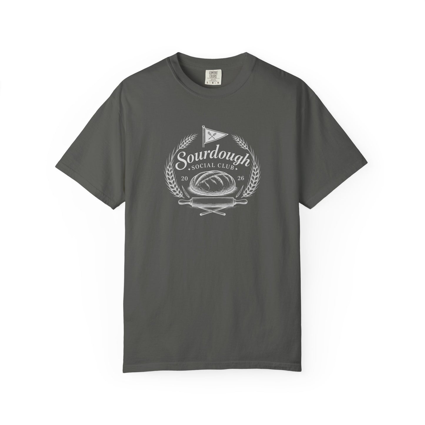 Sourdough Social Club T-shirt | Bread Baking Club Tee | Comfort Colors Cotton Shirt