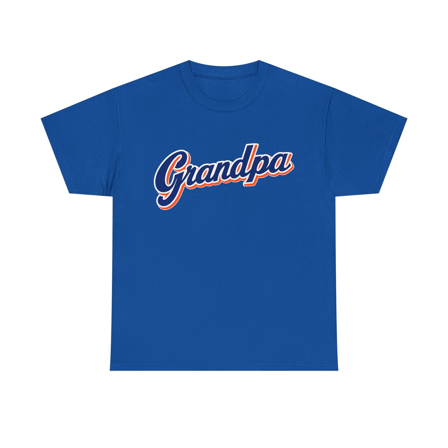 NY Mets Grandpa script logo Tee | New York Retro Grandpa baseball T-Shirt