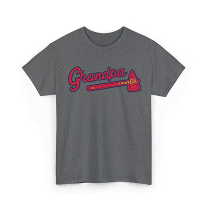 Atlanta Grandpa Baseball Team Tee | Vintage Script Grandfather T-Shirt