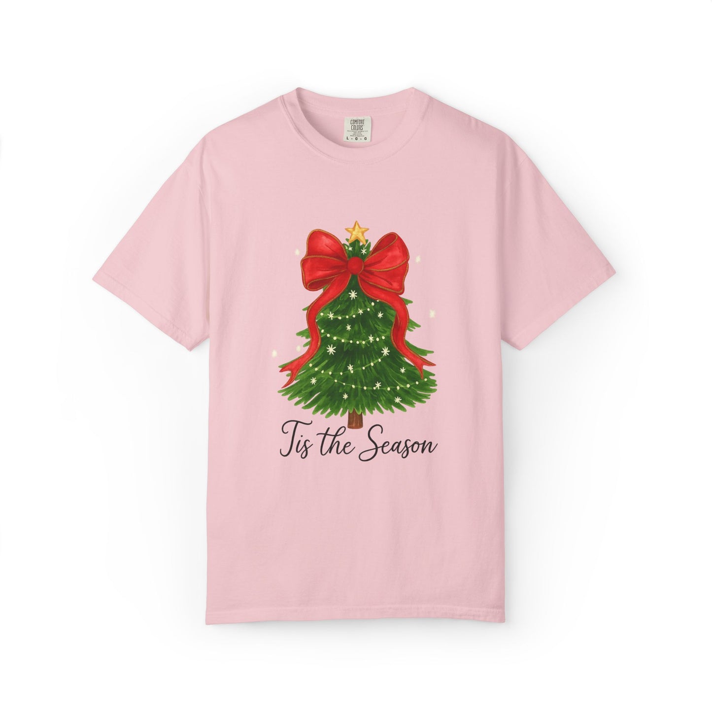 Tis The Season Christmas Tree T-Shirt - Comfort Colors -
