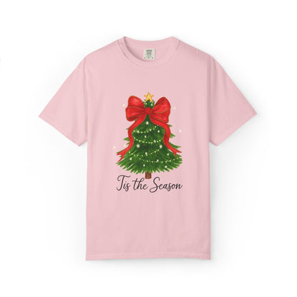 Tis The Season Christmas Tree T-Shirt - Comfort Colors -