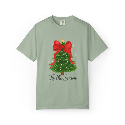Tis The Season Christmas Tree T-Shirt - Comfort Colors -
