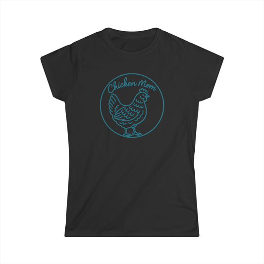 Chicken Mom T-Shirt — Women's Vintage Farmhouse Tee