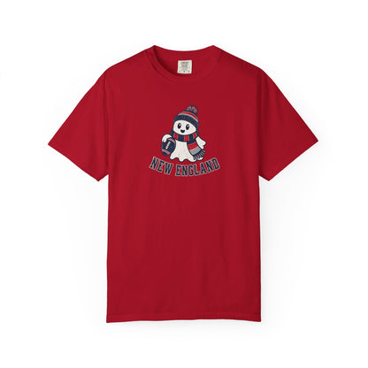 New England Football Ghost Shirt - Cute Halloween Football Tee