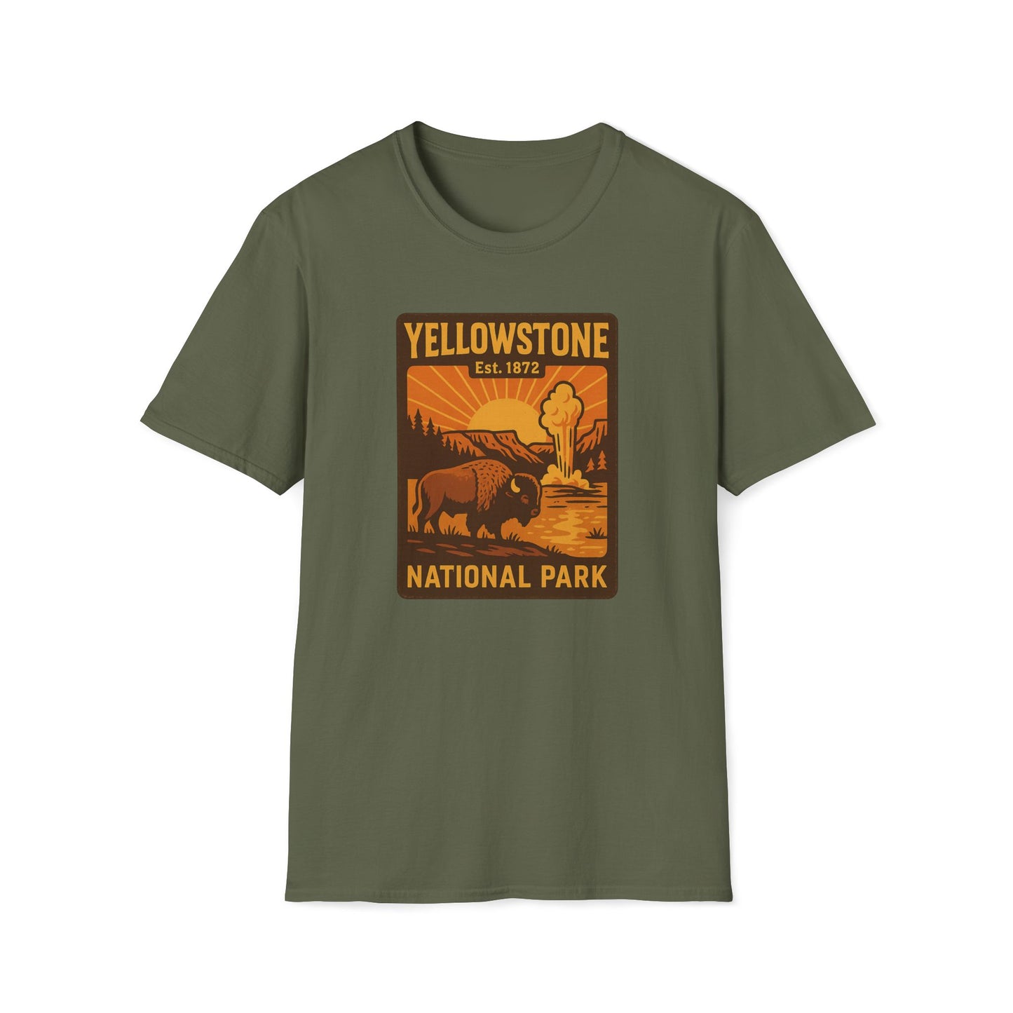 Yellowstone National Park T-Shirt: Vintage Nature Lover Tee