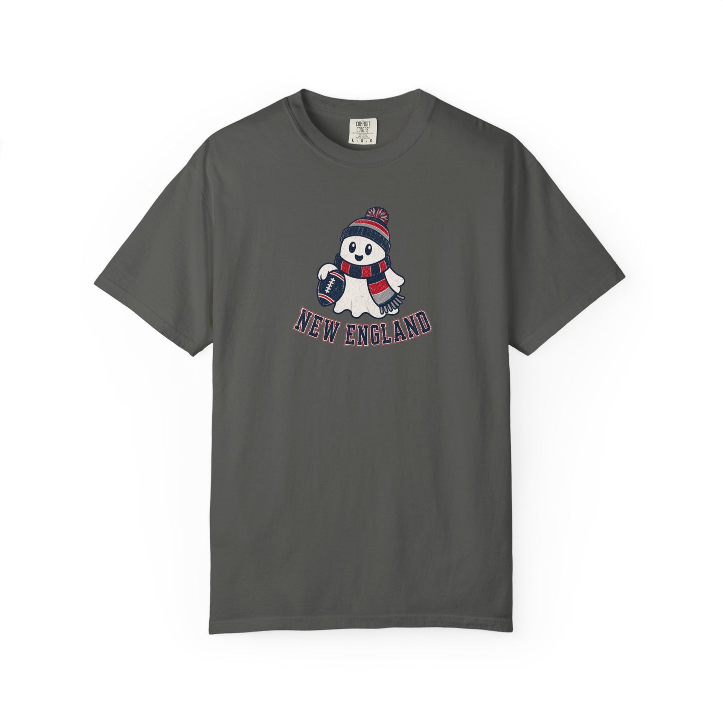 New England Football Ghost Shirt - Cute Halloween Football Tee