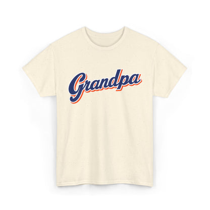 NY Mets Grandpa script logo Tee | New York Retro Grandpa baseball T-Shirt