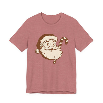 Vintage Santa T-Shirt, Retro Christmas Shirt, Classic Holiday Tee