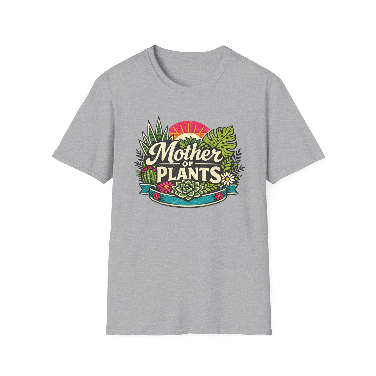 Mother of Plants T-Shirt | Floral Succulent Garden Graphic
