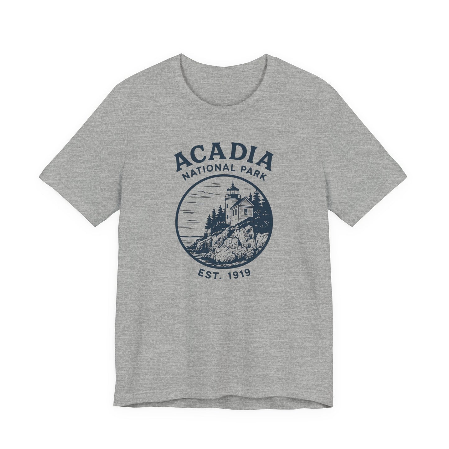Acadia National Park T-Shirt — Vintage Lighthouse Est. 1919 Tee